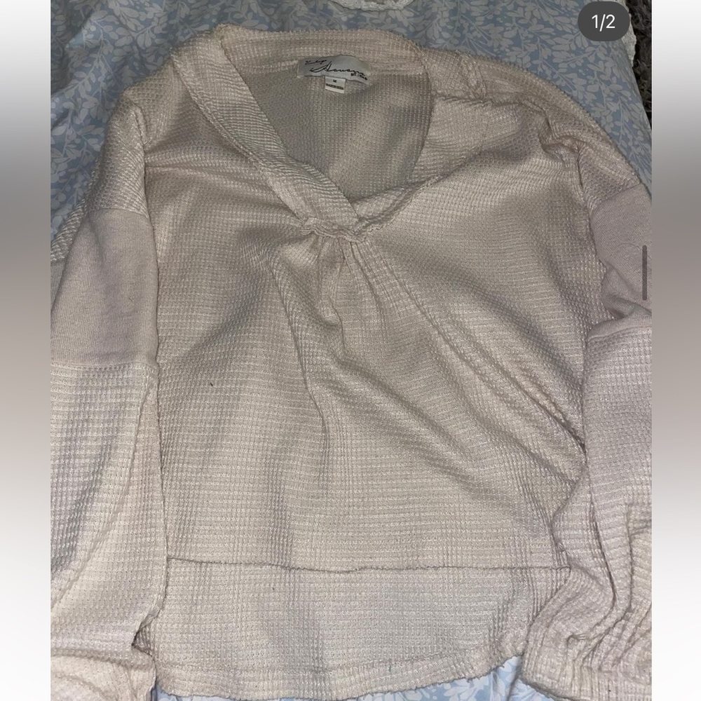 Cream sweater